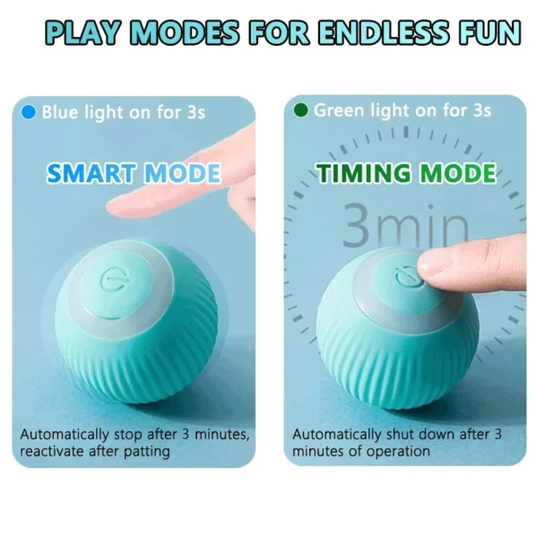 Smart Rolling Cat Toy - Image 3